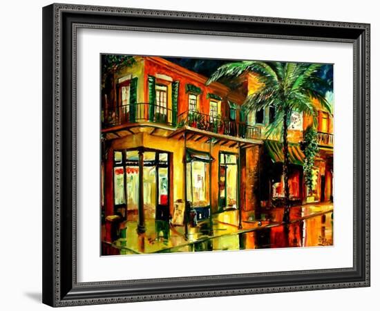 Frenchmans Street In New Orleans-Diane Millsap-Framed Art Print