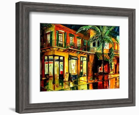 Frenchmans Street In New Orleans-Diane Millsap-Framed Art Print