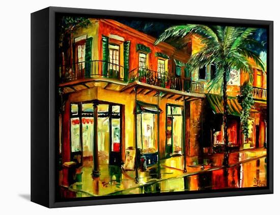 Frenchmans Street In New Orleans-Diane Millsap-Framed Stretched Canvas