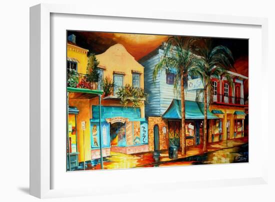 Frenchmen Street, New Orleans-Diane Millsap-Framed Art Print