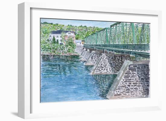 Frenchtown Bridge, 2004-Anthony Butera-Framed Giclee Print