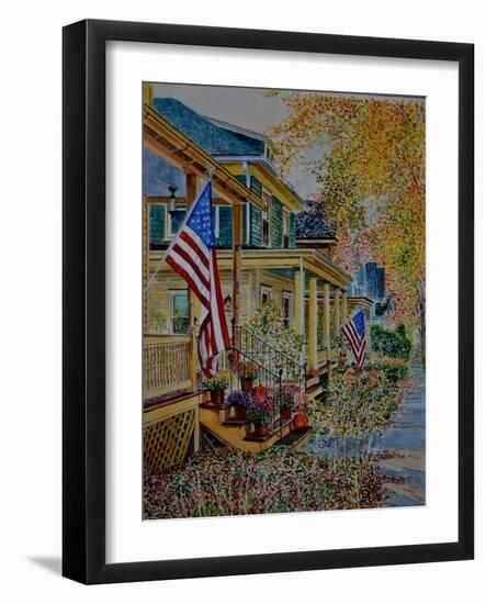 Frenchtown Street, 2017-Anthony Butera-Framed Photographic Print