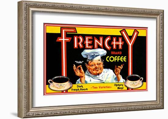 Frenchy Coffee-null-Framed Giclee Print