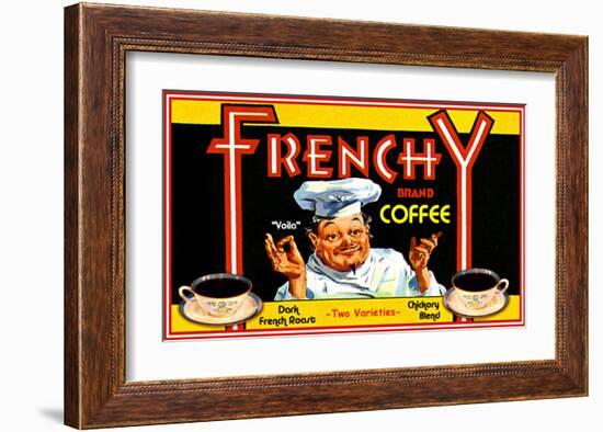 Frenchy Coffee-null-Framed Giclee Print