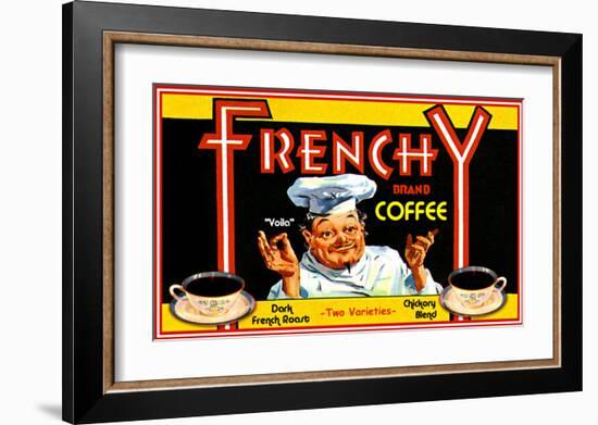 Frenchy Coffee-null-Framed Giclee Print