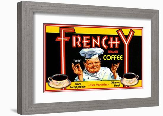 Frenchy Coffee-null-Framed Giclee Print