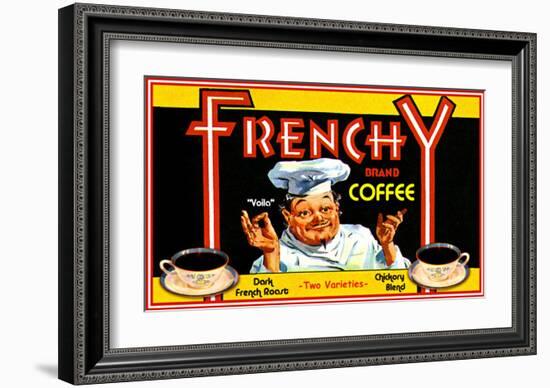 Frenchy Coffee-null-Framed Giclee Print