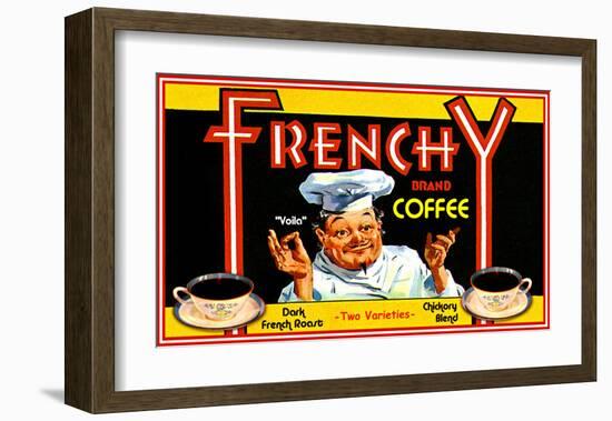 Frenchy Coffee-null-Framed Giclee Print