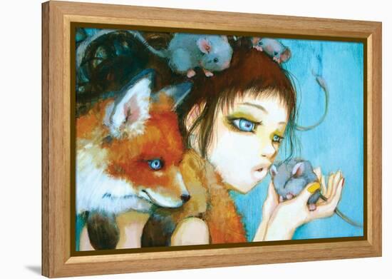 Frenemies-Camilla D'Errico-Framed Stretched Canvas