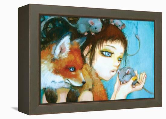 Frenemies-Camilla D'Errico-Framed Stretched Canvas