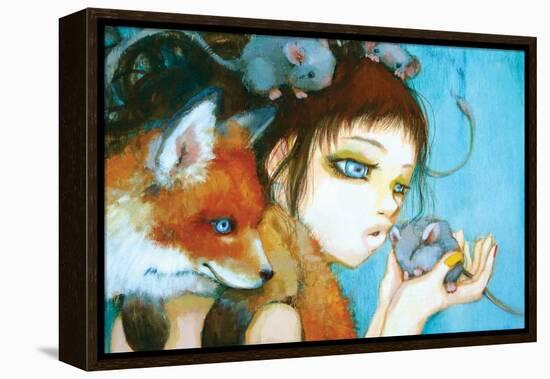 Frenemies-Camilla D'Errico-Framed Stretched Canvas