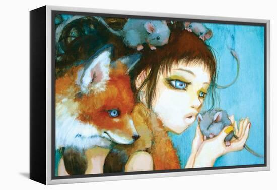 Frenemies-Camilla D'Errico-Framed Stretched Canvas
