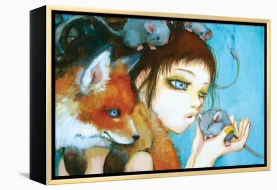 Frenemies-Camilla D'Errico-Framed Stretched Canvas