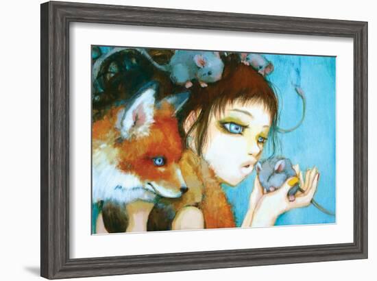 Frenemies-Camilla D'Errico-Framed Art Print