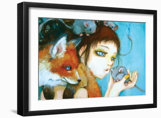 Frenemies-Camilla D'Errico-Framed Art Print