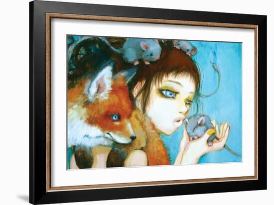 Frenemies-Camilla D'Errico-Framed Art Print