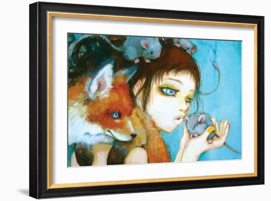 Frenemies-Camilla D'Errico-Framed Art Print