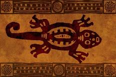 Maya Calendar On Ancient Parchment-frenta-Framed Art Print