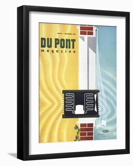 Freon, Front Cover of the 'Dupont Magazine', August-September 1955-null-Framed Giclee Print