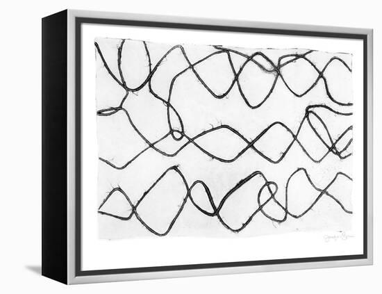 Frequency II-Jennifer Goldberger-Framed Stretched Canvas