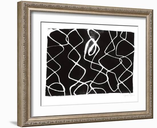 Frequency V-Jennifer Goldberger-Framed Art Print