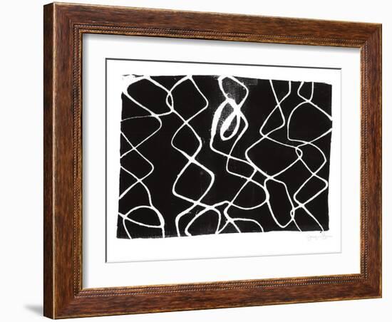 Frequency V-Jennifer Goldberger-Framed Art Print