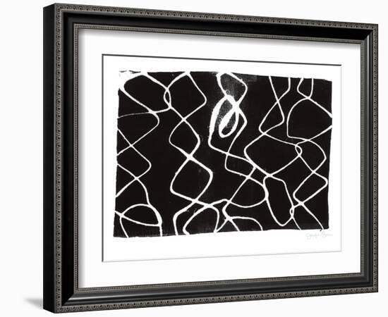 Frequency V-Jennifer Goldberger-Framed Art Print