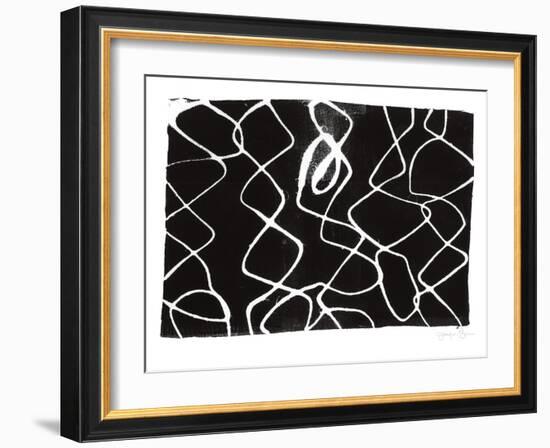 Frequency V-Jennifer Goldberger-Framed Art Print