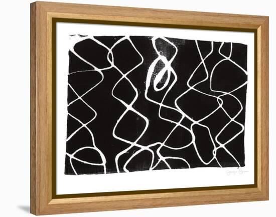 Frequency V-Jennifer Goldberger-Framed Stretched Canvas