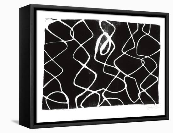 Frequency V-Jennifer Goldberger-Framed Stretched Canvas