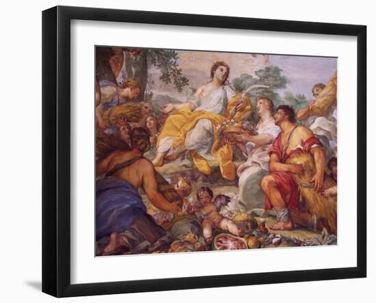 Fresco Depicting Summer-Carlo Maratti-Framed Giclee Print