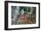 Fresco depicting the Buddha with followers in Wat Chiang Mun, Chiang Mai, Thailand-Godong-Framed Photographic Print