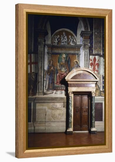 Fresco Details-Domenico Ghirlandaio-Framed Premier Image Canvas