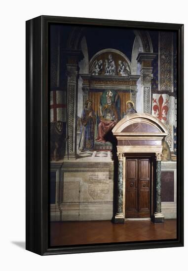 Fresco Details-Domenico Ghirlandaio-Framed Premier Image Canvas