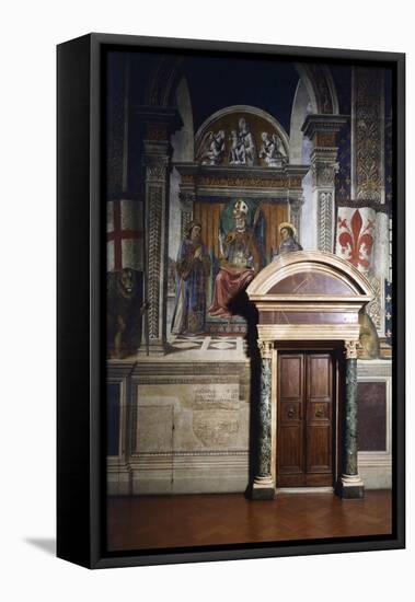 Fresco Details-Domenico Ghirlandaio-Framed Premier Image Canvas