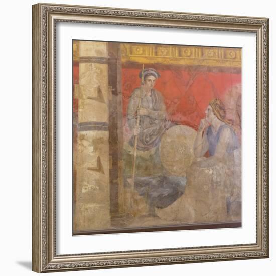 Fresco, from Boscoreale Villa, Pompeii-Eleanor Scriven-Framed Photographic Print