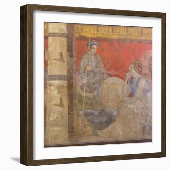 Fresco, from Boscoreale Villa, Pompeii-Eleanor Scriven-Framed Photographic Print