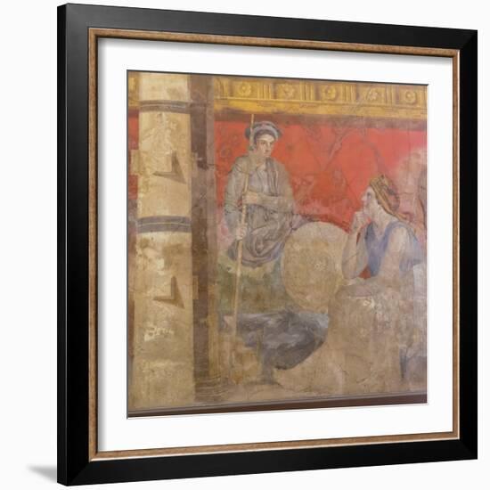 Fresco, from Boscoreale Villa, Pompeii-Eleanor Scriven-Framed Photographic Print