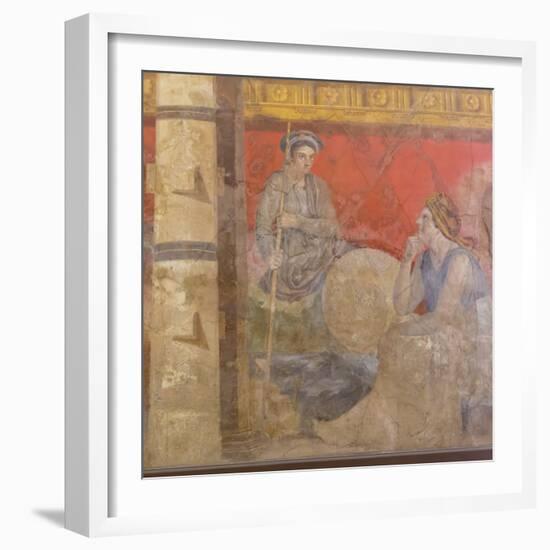 Fresco, from Boscoreale Villa, Pompeii-Eleanor Scriven-Framed Photographic Print