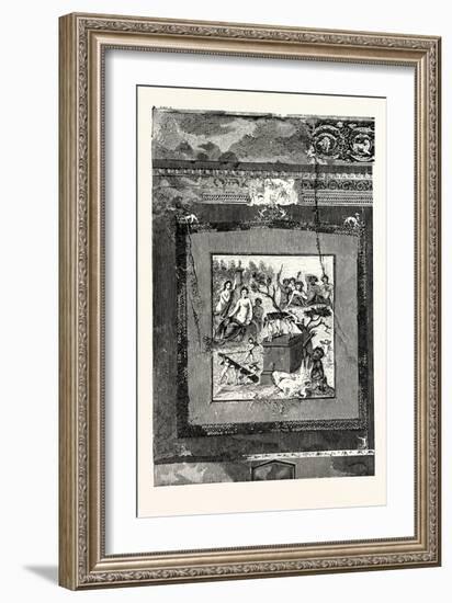 Fresco from the House of Siricus at Pompeii-null-Framed Giclee Print