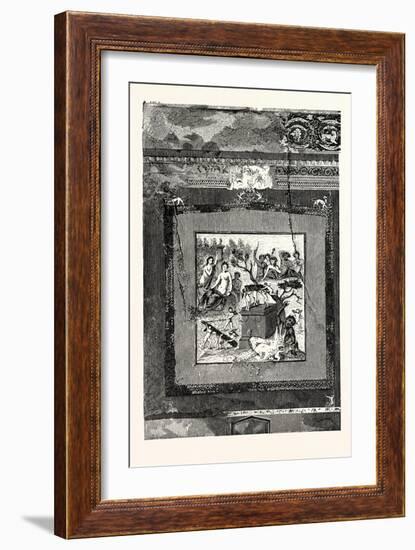 Fresco from the House of Siricus at Pompeii-null-Framed Giclee Print