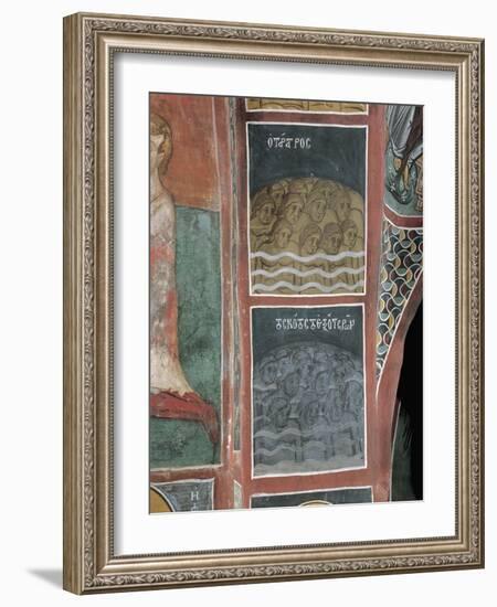 Fresco in a Church, Panagia Ties Asinou Church, Nikitart, Cyprus-null-Framed Giclee Print