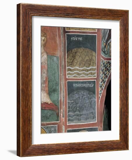 Fresco in a Church, Panagia Ties Asinou Church, Nikitart, Cyprus-null-Framed Giclee Print