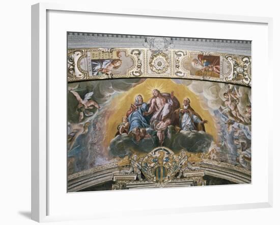 Fresco in Vault of Chapel of Guardian Angel, by Antonio D'Enrico Called Tanzio Da Varallo-null-Framed Giclee Print