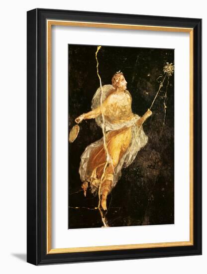 Fresco Menade con Tirso e Tamburello-null-Framed Premium Giclee Print