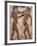 Fresco of Children Boxing from Akrotiri, Island of Santorini, Greece-Gavin Hellier-Framed Photographic Print