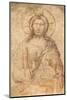 Fresco of Jesus Christ, Pope's Palace, Avignon, France-Jim Engelbrecht-Mounted Photographic Print