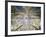 Frescoed Stone Cross-null-Framed Giclee Print