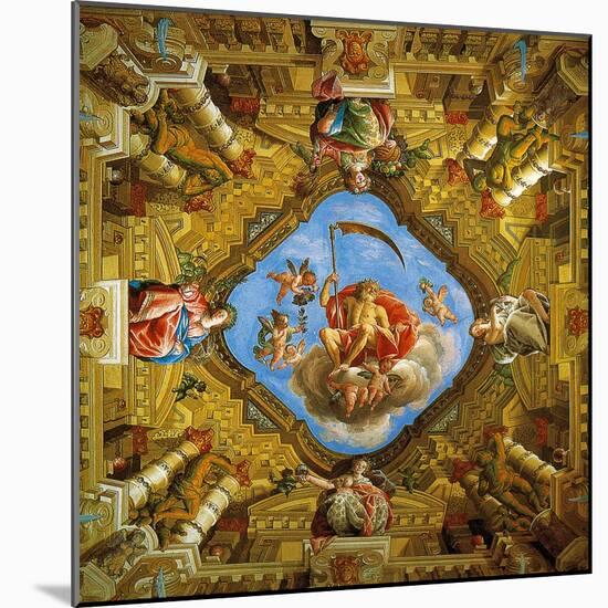 Frescoed Vault of the Room of the Golden Age (Sale Dell'Eta Dell'Oro)-Gian Lorenzo Bernini-Mounted Giclee Print