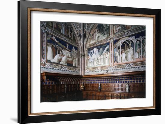 Frescoes Depicting Stories of Saint Benedict-Spinello Aretino-Framed Giclee Print